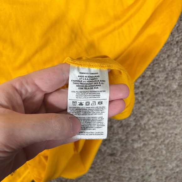 Nike Pittsburgh Steelers NFL Dri-FIT Training Long Sleeve Shirt Yellow Mens L - Picture 7 of 10